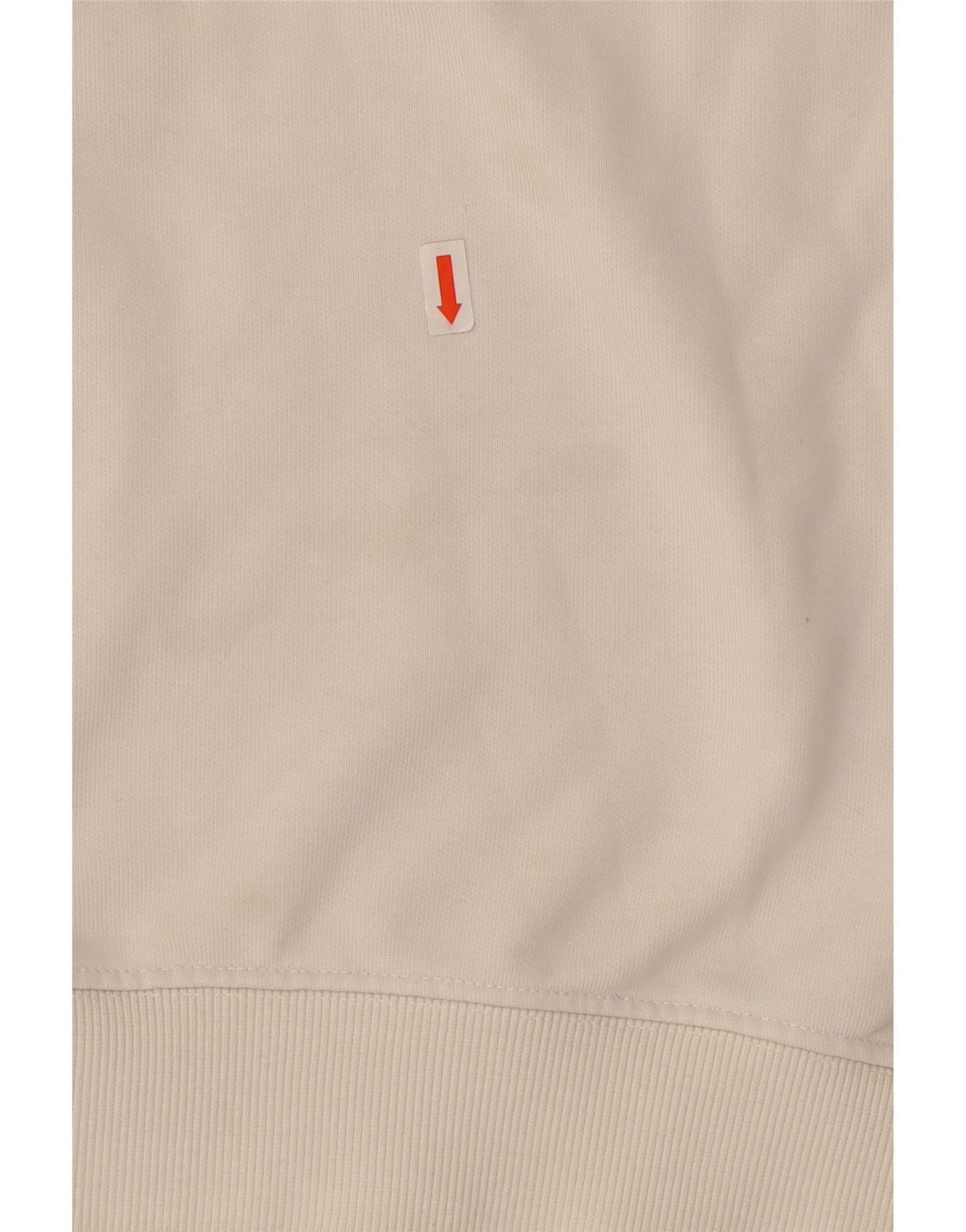 Diesel Mens Graphic Sweatshirt Jumper XS White Cotton Size US XS / EU 42 / 0 - 5 Thumbnail