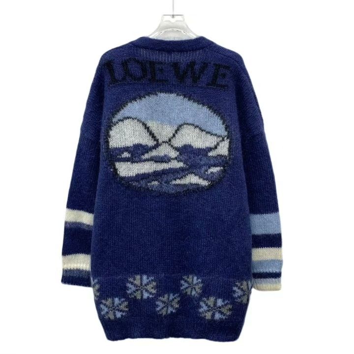 Loewe Loewe Polar Bear Intarsia V-Neck Cardigan Size XS / US 0-2 / IT 36-38 - 2 Thumbnail