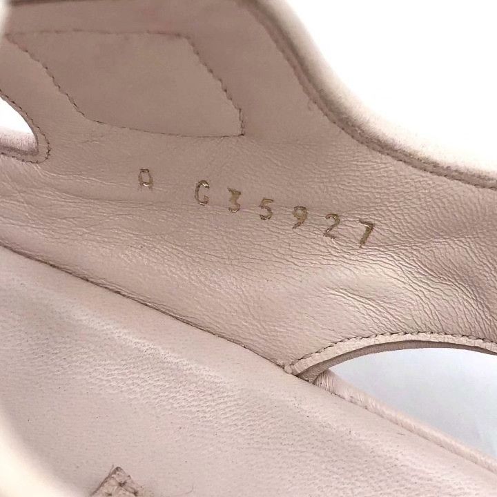 Chanel Chanel Pink Logo Velcro Open-Toe Sandals Size US 5 / IT 35 - 6 Thumbnail