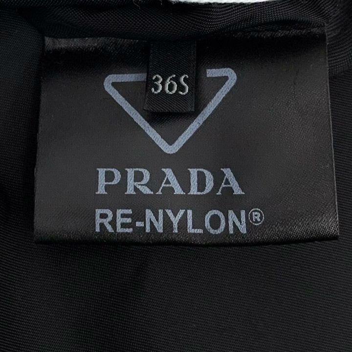 Prada Prada 2023 Black Triangle Logo Casual Midi Skirt Size 36" / US 14 / IT 50 - 8 Thumbnail