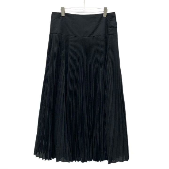 Brunello Cucinelli Brunello Cucinelli Black Belt Pleated Skirt Size 36" / US 14 / IT 50 - 2 Thumbnail