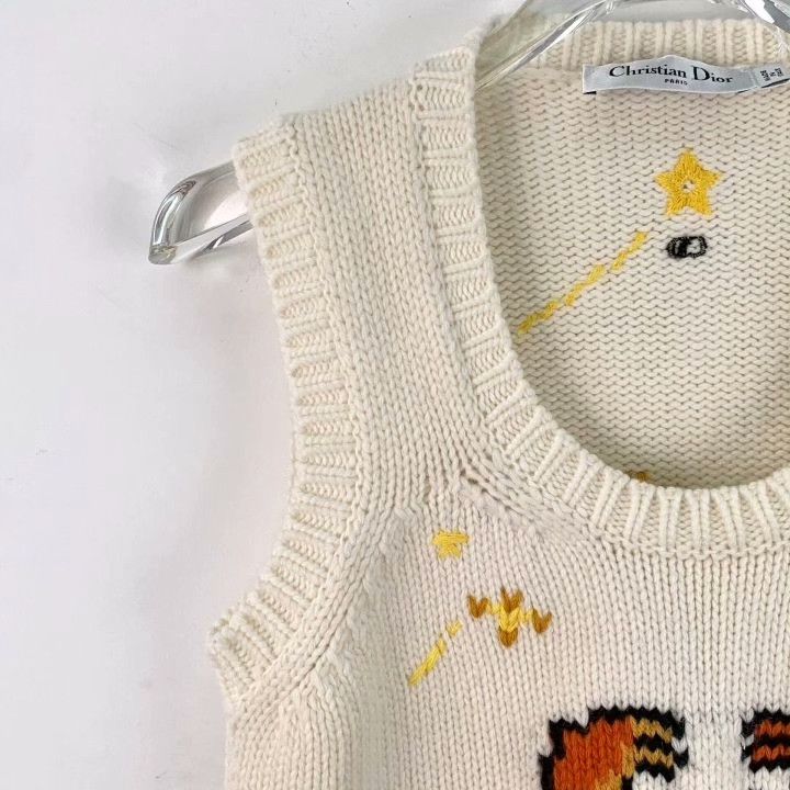 Dior Dior 2022 Qixi Crab Intarsia Wool Vest Size XS / US 0-2 / IT 36-38 - 3 Thumbnail