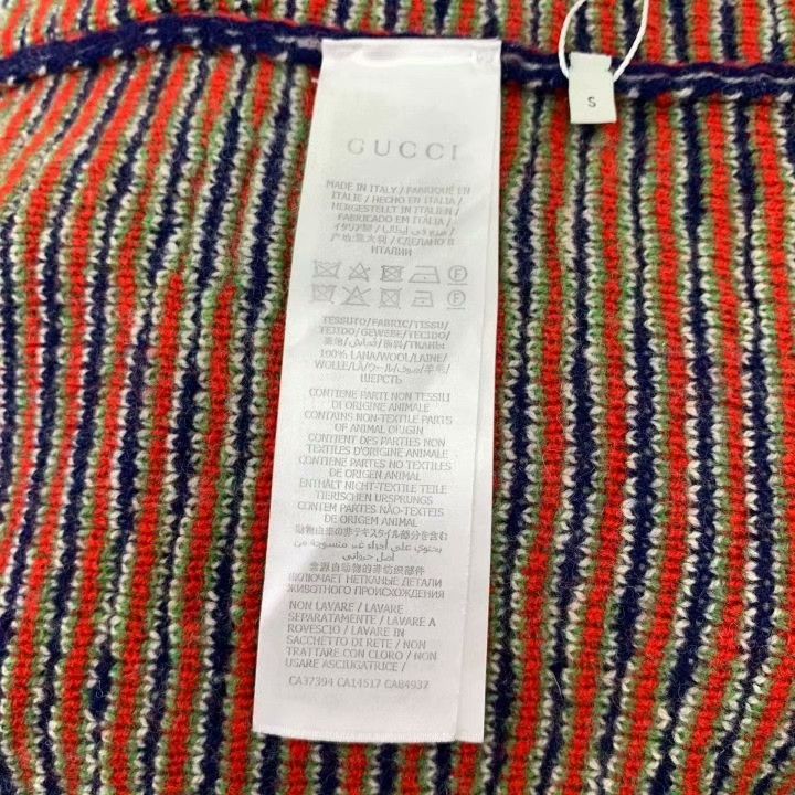 Gucci Gucci Colorblock Argyle V-neck Wool Cardigan Size S / US 4 / IT 40 - 6 Thumbnail