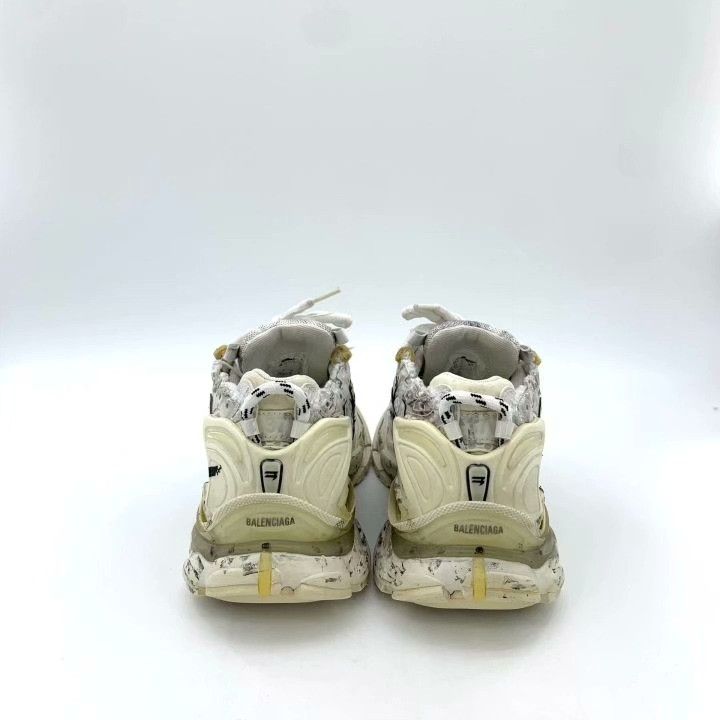 Balenciaga Balenciaga Runner Graffiti White Logo Sneakers Size US 6 / IT 36 - 4 Thumbnail