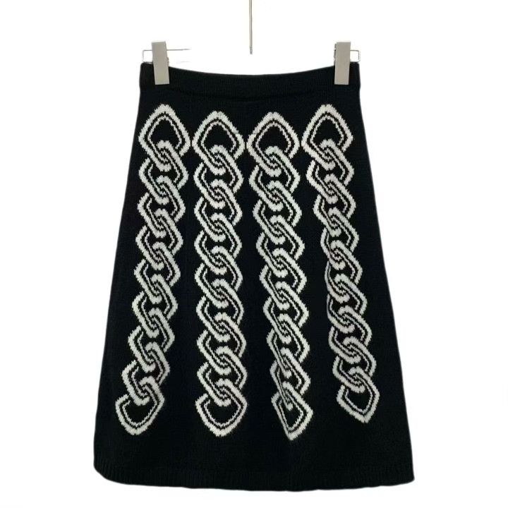 Loro Piana Loro Piana Black Lock Closure Cashmere Skirt Size 34" / US 12 / IT 48 - 2 Thumbnail