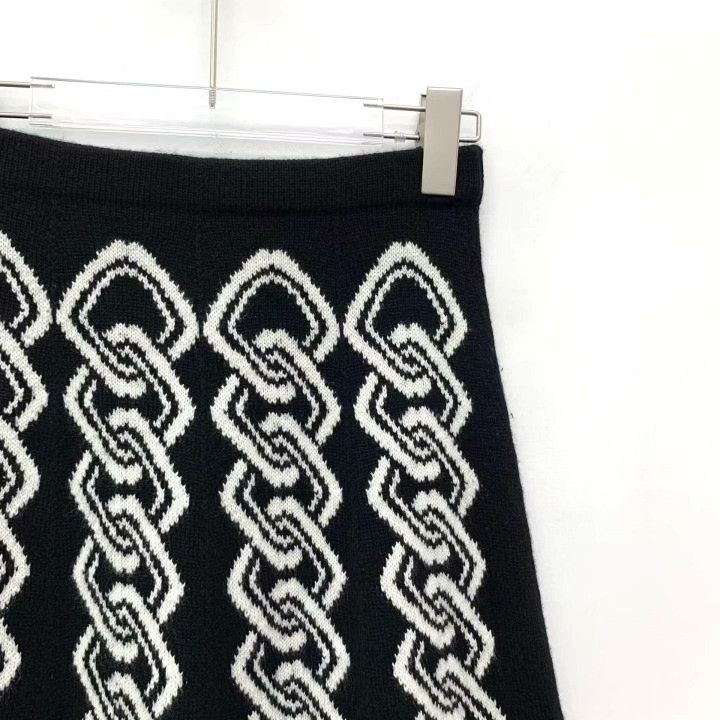 Loro Piana Loro Piana Black Lock Closure Cashmere Skirt Size 34" / US 12 / IT 48 - 3 Thumbnail