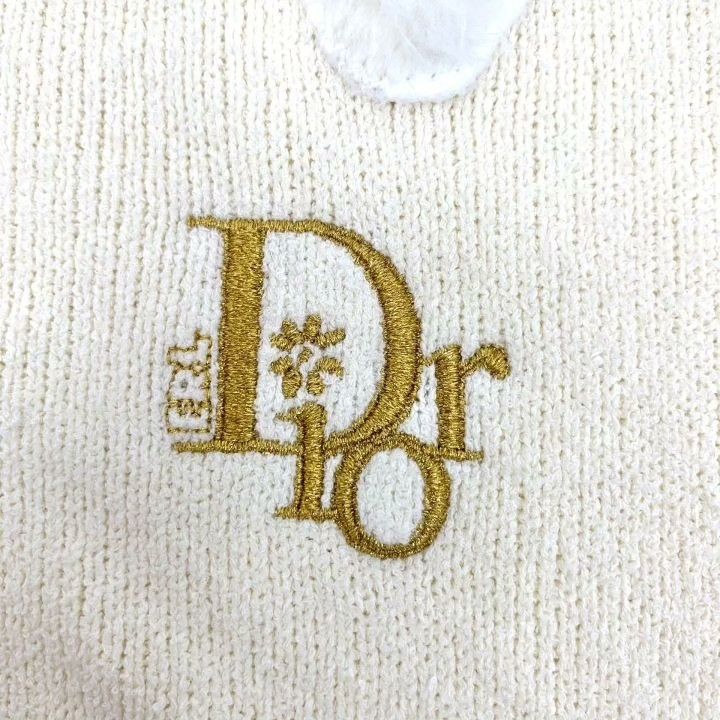 Dior Dior 2023 Beige Rabbit Logo Cotton Knit Size M / US 6-8 / IT 42-44 - 5 Thumbnail
