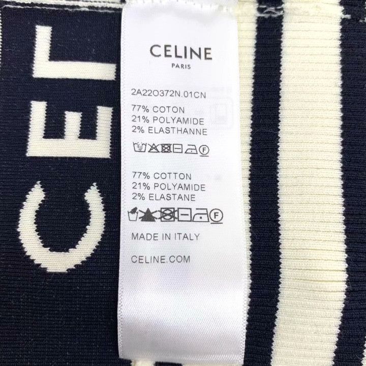 Celine Celine Colorblock Stripe Logo Cotton Sleeveless Vest Size S / US 4 / IT 40 - 8 Thumbnail