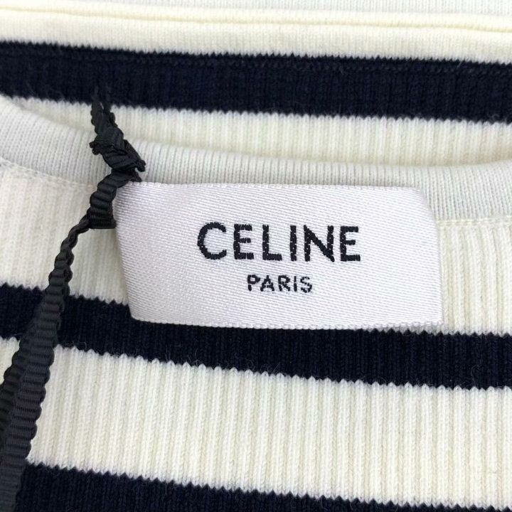 Celine Celine Colorblock Stripe Logo Cotton Sleeveless Vest Size S / US 4 / IT 40 - 5 Thumbnail
