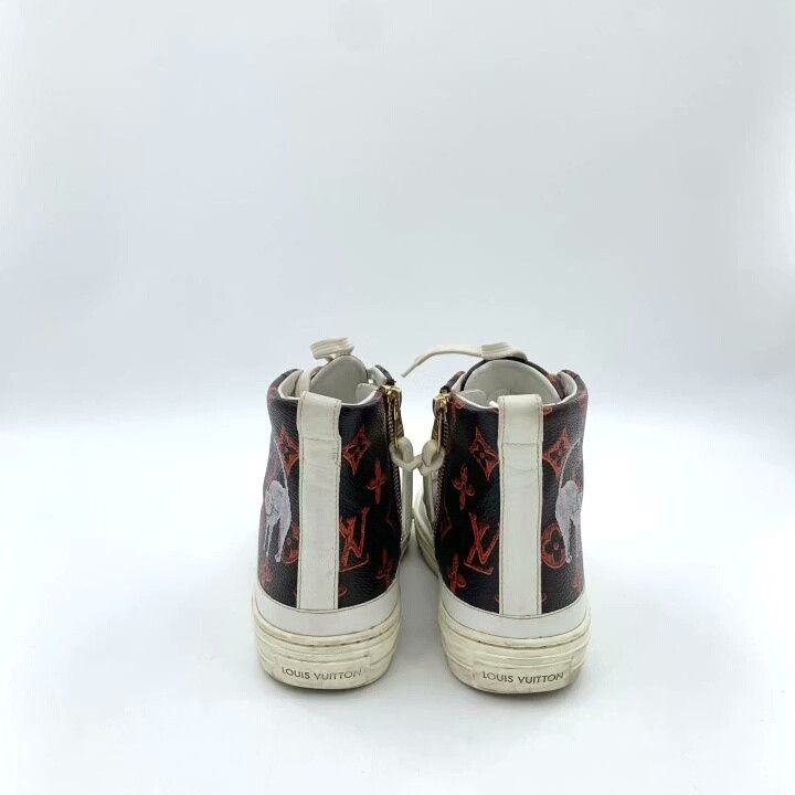 Louis Vuitton Louis Vuitton Stellar Monogram High-Top Sneakers Size US 5 / IT 35 - 4 Thumbnail