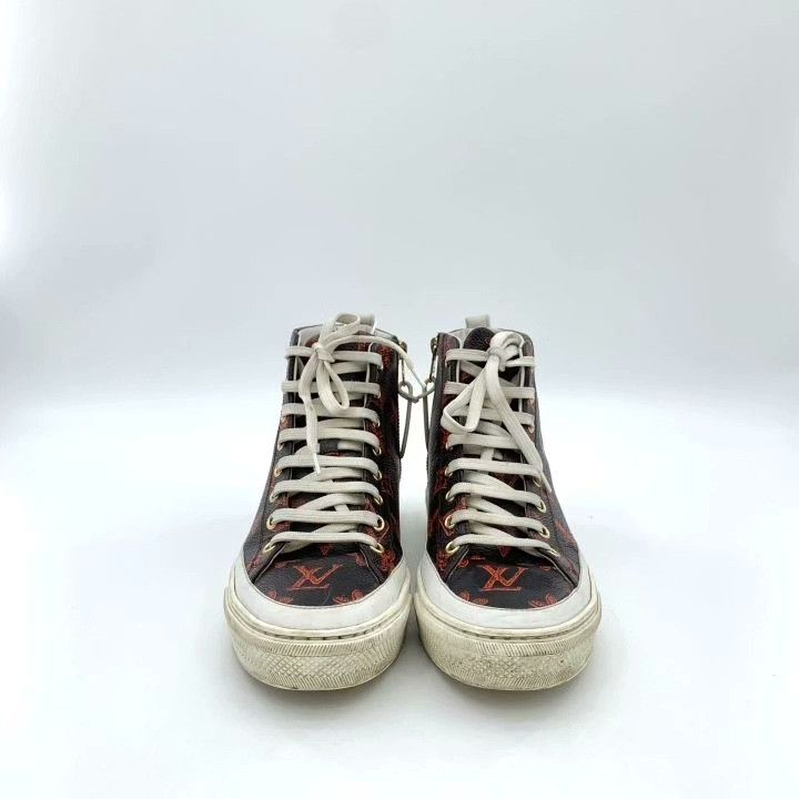 Louis Vuitton Louis Vuitton Stellar Monogram High-Top Sneakers Size US 5 / IT 35 - 3 Thumbnail