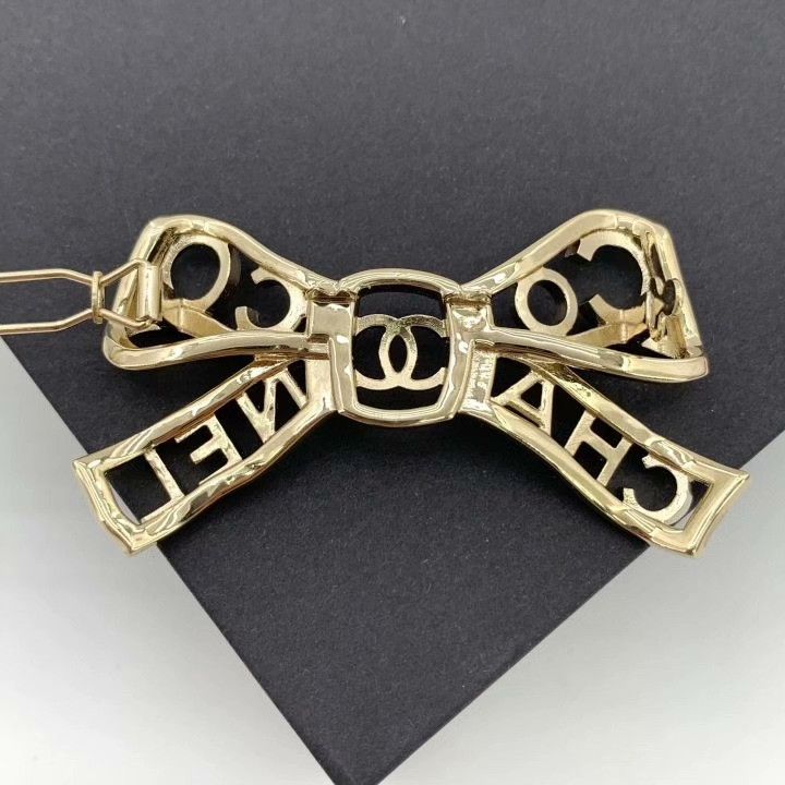 Chanel Chanel Gold Bow Diamond Hair Clip Size ONE SIZE - 3 Thumbnail