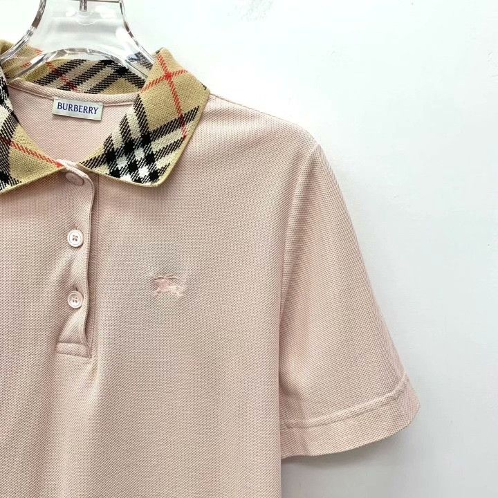 Burberry Burberry Pink Horse Embroidery Cotton Polo Size M / US 6-8 / IT 42-44 - 3 Thumbnail
