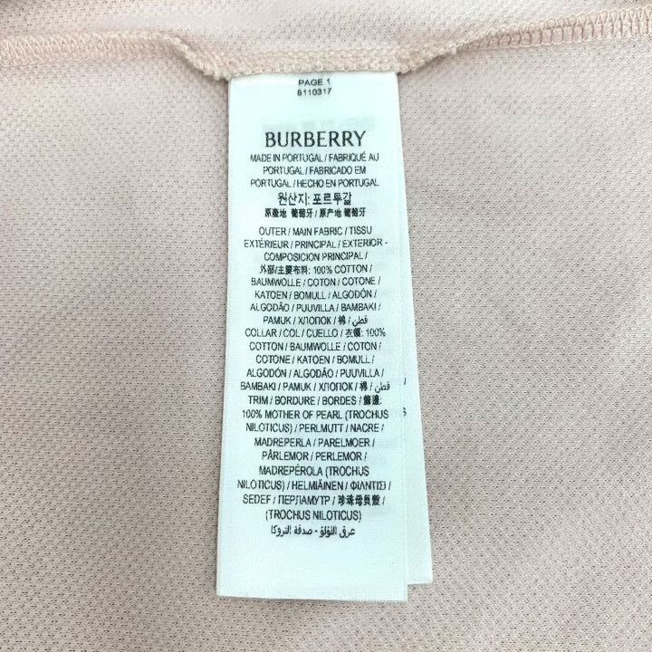 Burberry Burberry Pink Horse Embroidery Cotton Polo Size M / US 6-8 / IT 42-44 - 7 Thumbnail