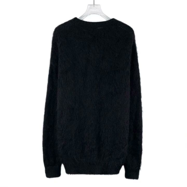 Yves Saint Laurent Yves Saint Laurent Logo Mohair Crewneck Sweater Size S / US 4 / IT 40 - 2 Thumbnail