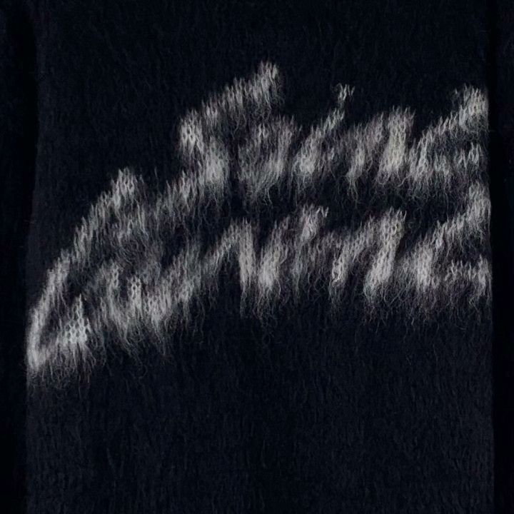 Yves Saint Laurent Yves Saint Laurent Logo Mohair Crewneck Sweater Size S / US 4 / IT 40 - 4 Thumbnail