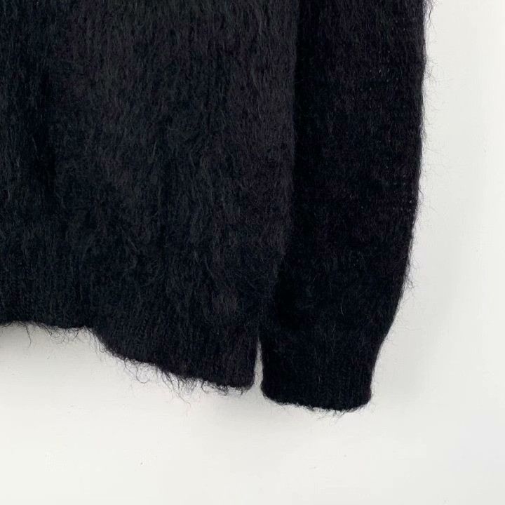 Yves Saint Laurent Yves Saint Laurent Logo Mohair Crewneck Sweater Size S / US 4 / IT 40 - 5 Thumbnail