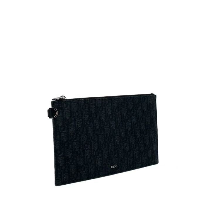 Dior Dior 23 Oblique Logo Jacquard Clutch Size ONE SIZE - 3 Thumbnail
