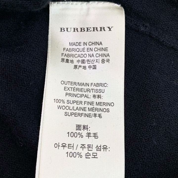 Burberry Burberry Black V-neck Knit Cardigan Size XS / US 0-2 / IT 36-38 - 6 Thumbnail