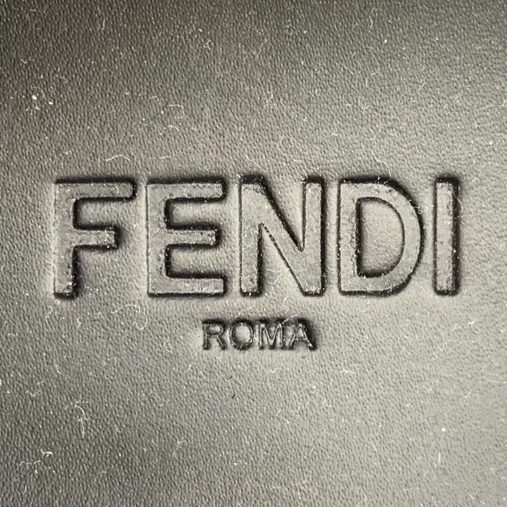 Fendi Fendi Force Black FF Logo Platform Loafers Size US 8.5 / IT 38.5 - 7 Thumbnail