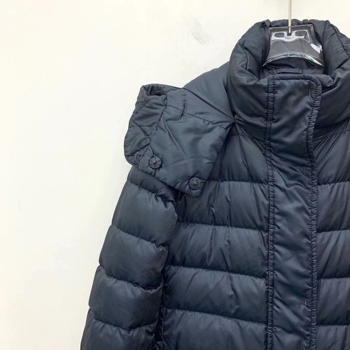 Max Mara Maxmara Black Hooded Reversible Down Jacket Size M / US 6-8 / IT 42-44 - 8 Thumbnail