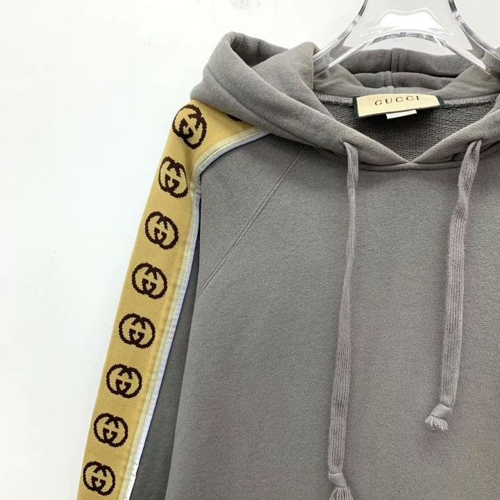 Gucci Gucci Logo String Hoodie Gray Brown Size XS / US 0-2 / IT 36-38 - 3 Thumbnail