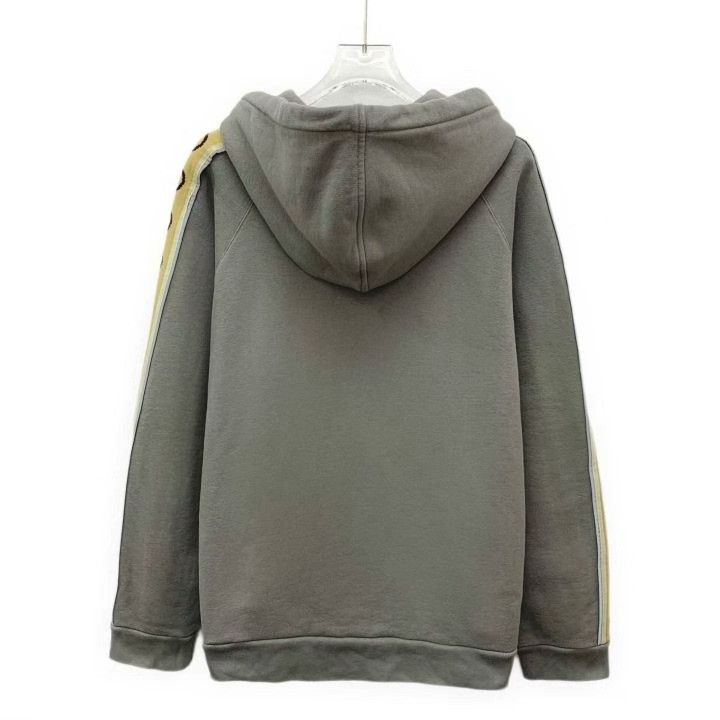 Gucci Gucci Logo String Hoodie Gray Brown Size XS / US 0-2 / IT 36-38 - 2 Thumbnail