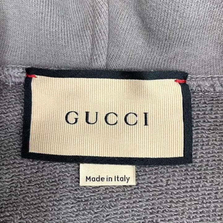 Gucci Gucci Logo String Hoodie Gray Brown Size XS / US 0-2 / IT 36-38 - 5 Thumbnail