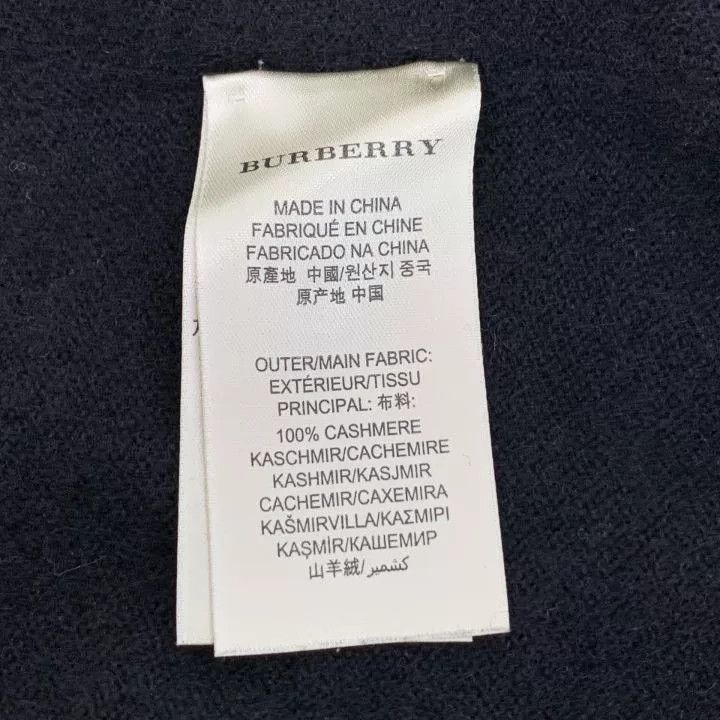 Burberry Burberry Black Cashmere V-Neck Knit Sweater Size S / US 4 / IT 40 - 6 Thumbnail