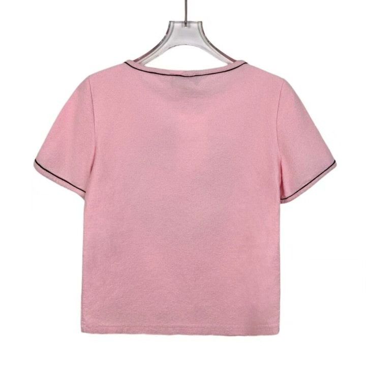 Chanel Chanel Cruise Pink Sailboat Print Cotton T-Shirt Size S / US 4 / IT 40 - 2 Thumbnail