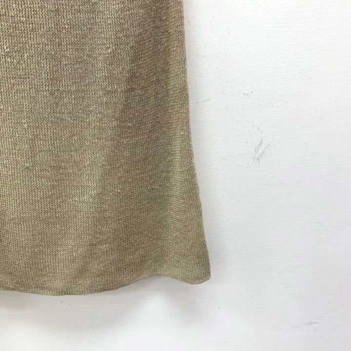 Prada Prada 2022 Brown Logo Sleeveless Linen Dress Size XS / US 0-2 / IT 36-38 - 4 Thumbnail