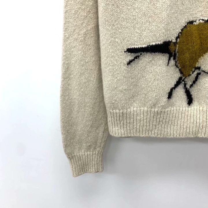 Dior Christian Dior Beige Horse Maple Knit Sweater Size M / US 6-8 / IT 42-44 - 4 Thumbnail