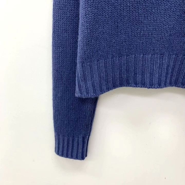 Dior Dior Deep Blue Numeric Letter Cashmere Sweater Size XS / US 0-2 / IT 36-38 - 4 Thumbnail