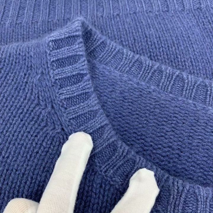 Dior Dior Deep Blue Numeric Letter Cashmere Sweater Size XS / US 0-2 / IT 36-38 - 8 Thumbnail