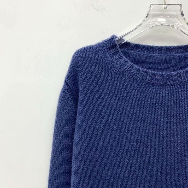 Dior Dior Deep Blue Numeric Letter Cashmere Sweater Size XS / US 0-2 / IT 36-38 - 3 Thumbnail