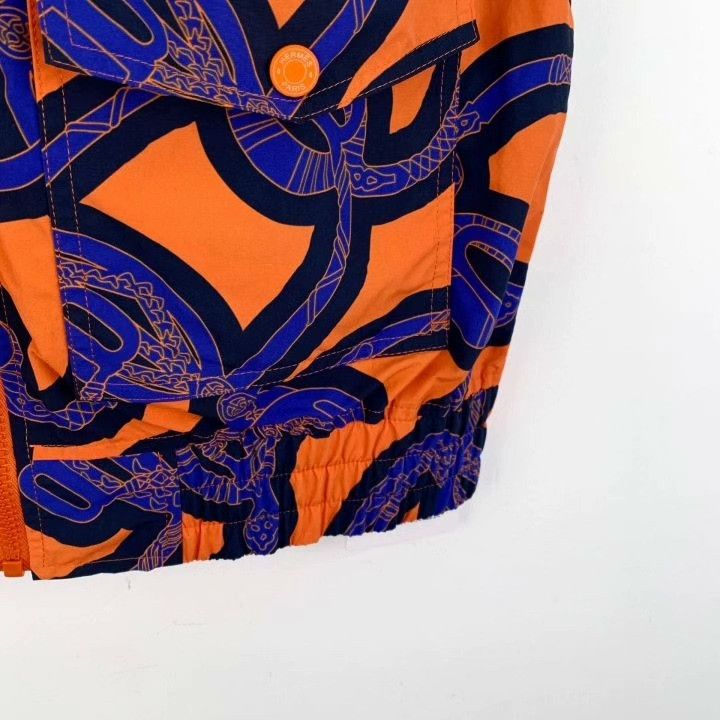 Hermes Hermes Colorblock Geometric Print Vest Size XXS / US 00 / IT 34 - 4 Thumbnail