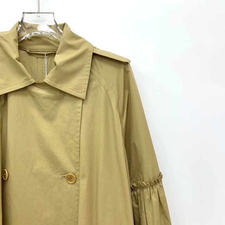 Max Mara Maxmara Brown Cotton Trench Coat Size S / US 4 / IT 40 - 3 Thumbnail