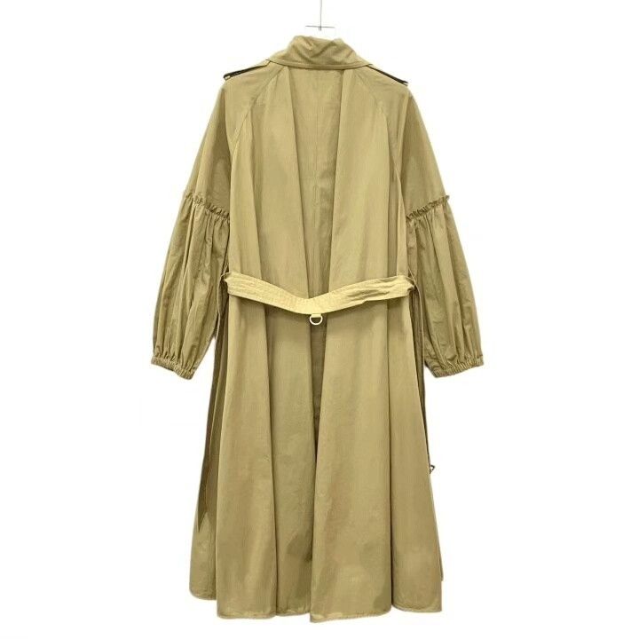 Max Mara Maxmara Brown Cotton Trench Coat Size S / US 4 / IT 40 - 2 Thumbnail