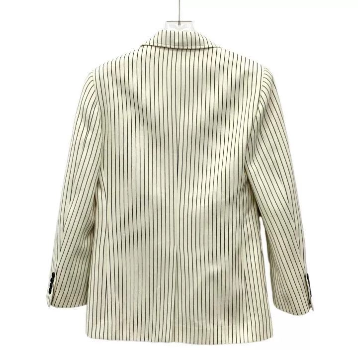 Celine Celine 23 Beige Striped Wool Suit Jacket Size XS / US 0-2 / IT 36-38 - 2 Thumbnail