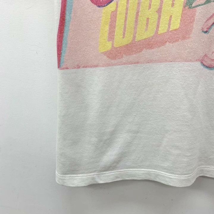 Chanel Chanel Cuba Series White Logo Cotton T-Shirt Size S / US 4 / IT 40 - 4 Thumbnail