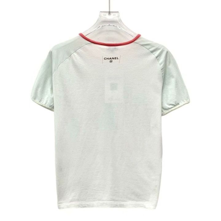 Chanel Chanel Cuba Series White Logo Cotton T-Shirt Size S / US 4 / IT 40 - 2 Thumbnail