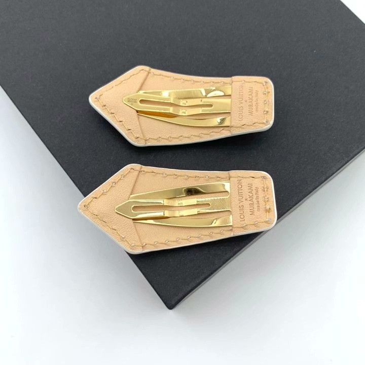 Louis Vuitton Louis Vuitton x Murakami White Multicolor Hair Clips Size ONE SIZE - 2 Thumbnail