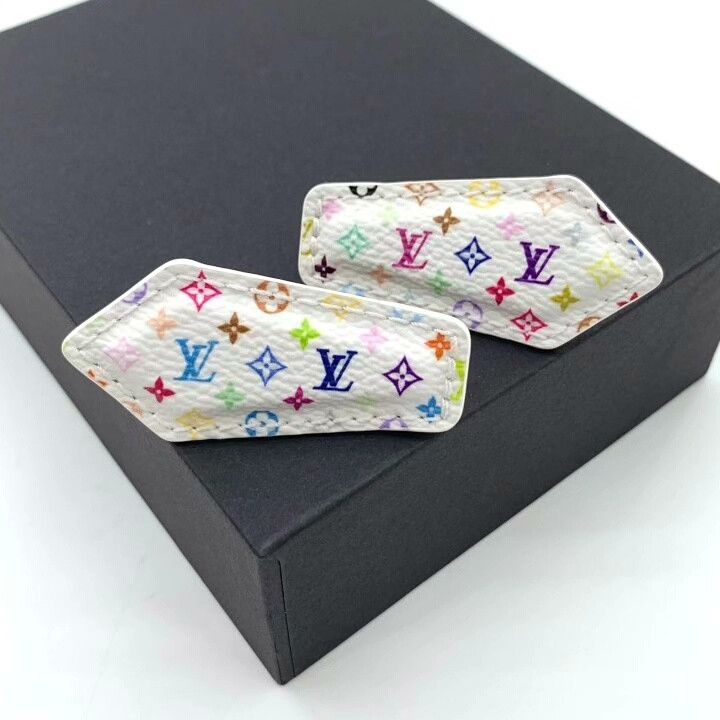 Louis Vuitton Louis Vuitton x Murakami White Multicolor Hair Clips Size ONE SIZE - 3 Thumbnail