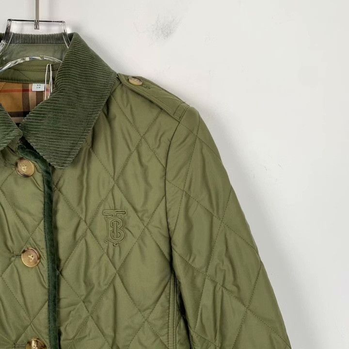 Burberry Burberry Diamond Pattern Collared Cotton Jacket Size XS / US 0-2 / IT 36-38 - 3 Thumbnail
