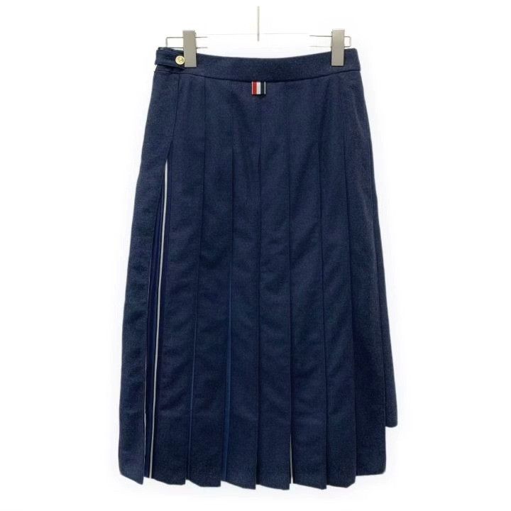 Thom Browne Thom Browne Wool Pleated Midi Skirt Size 40" / US 18 - 2 Thumbnail