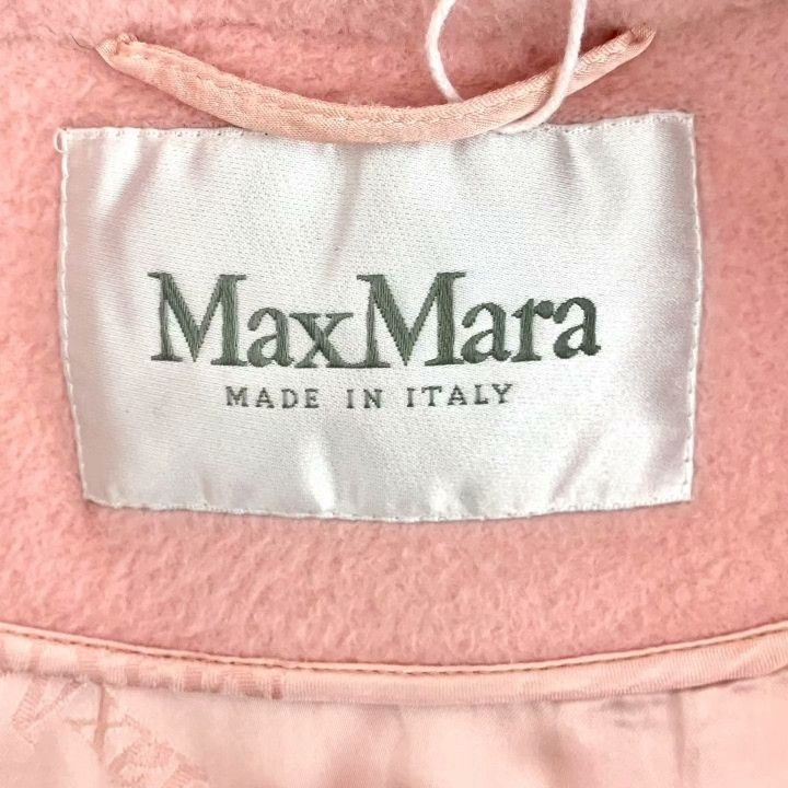 Max Mara Maxmara Pink Camel Hair Lapel Coat Size S / US 4 / IT 40 - 5 Thumbnail