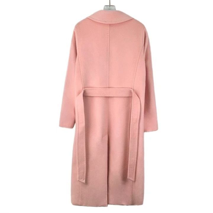 Max Mara Maxmara Pink Camel Hair Lapel Coat Size S / US 4 / IT 40 - 2 Thumbnail