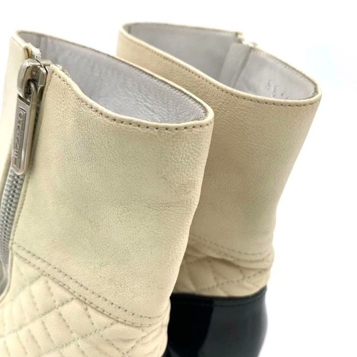 Chanel Chanel Quilted Chain Zip Short Boots Size US 5 / IT 35 - 9 Thumbnail