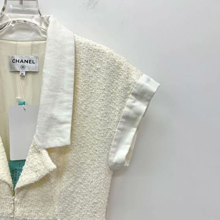 Chanel Chanel Beach Collection White Jumpsuit Size 36" / US 14 / IT 50 - 3 Thumbnail