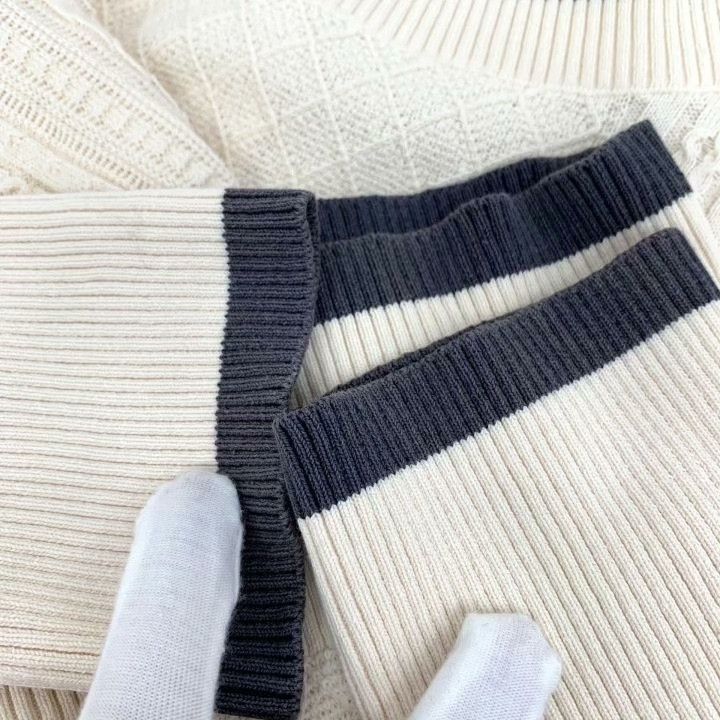 Chanel Chanel Beige Jacquard Cotton Crewneck Sweater Size S / US 4 / IT 40 - 9 Thumbnail